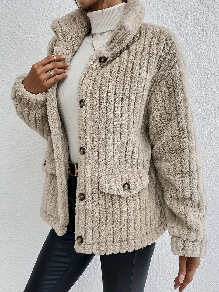 Lune London | Reversible velvet button cardigan
