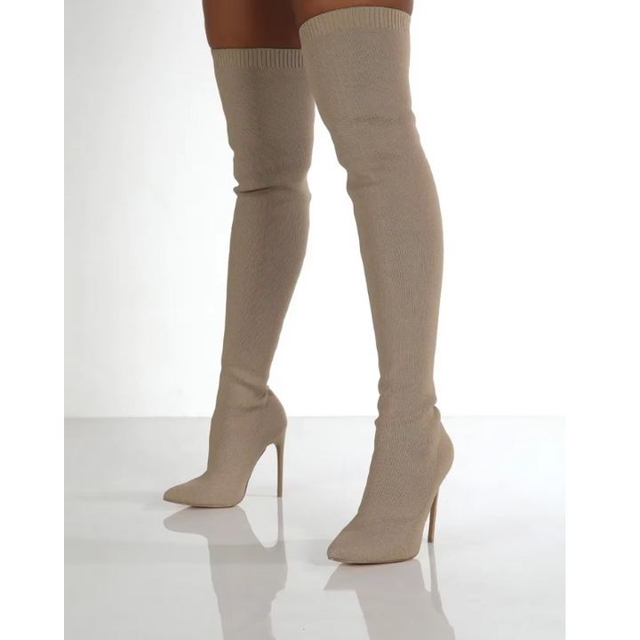 Lune London | Overknee Stretch Stiletto Boots Elegant Ladies Boots