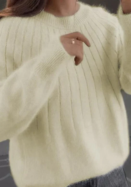 Lune London | Fluffy Cashmere Knit Sweater