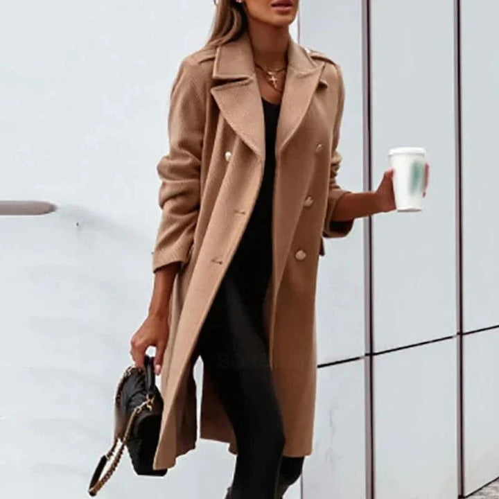 Lune London | Coat - Double-breasted - Knee-length - Elegant and Classic Design