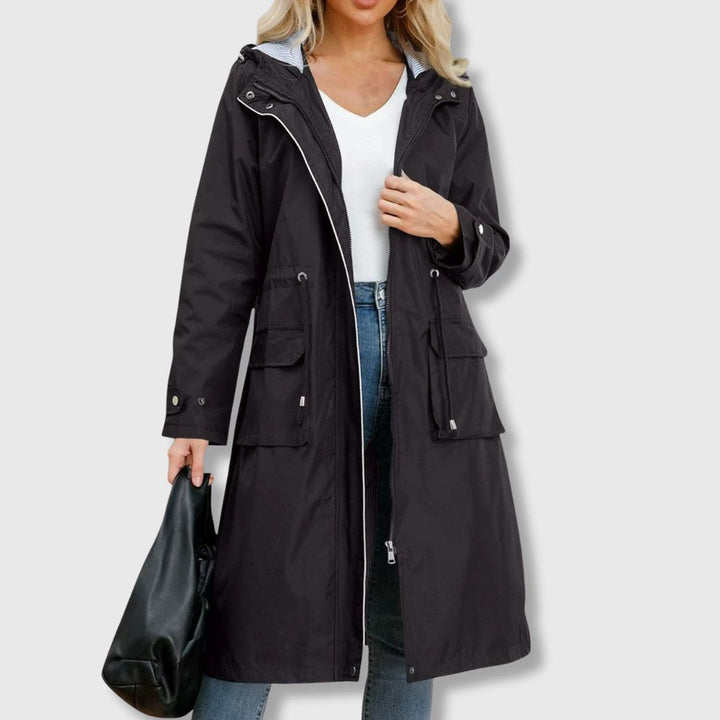 Lune London | Long everyday jacket with hood