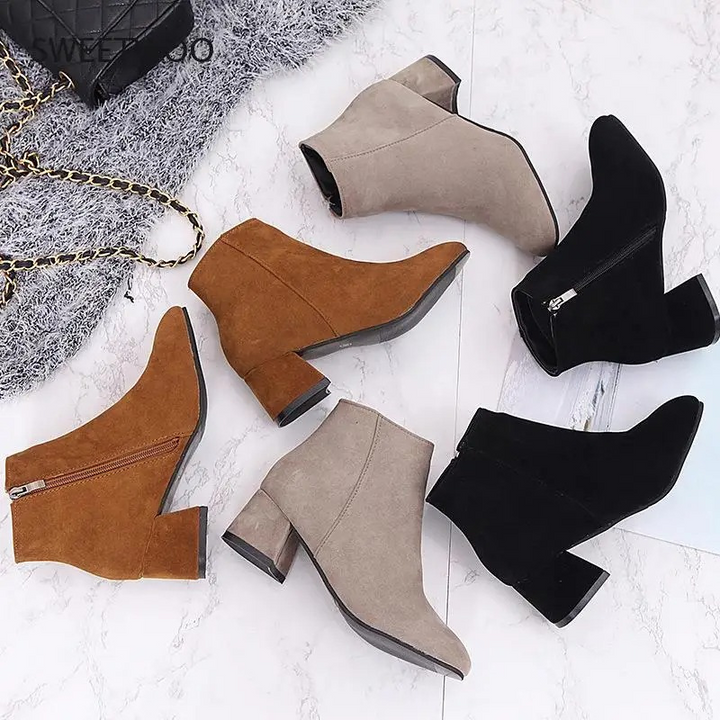 Lune London | Modern Wild Ankle Boots with Comfortable Heel Women's Ankle Boots