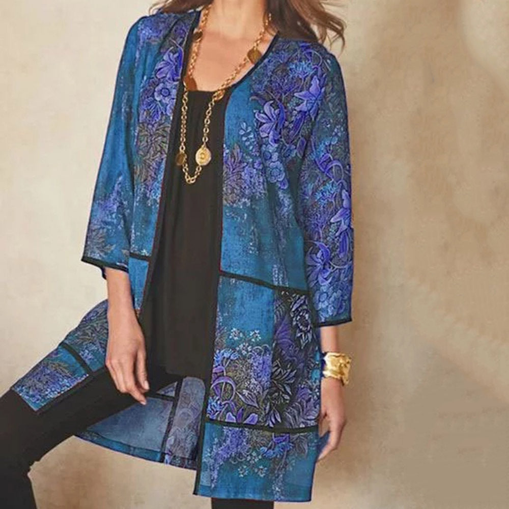 Lune London | Classy Uv-Proof Print Sun Protection Shirt Blouse