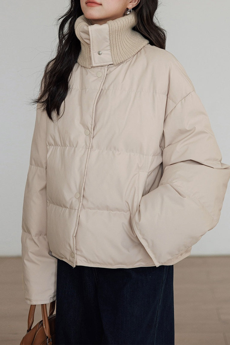 Lune London | Collar White Duck Down Puffer Jacket