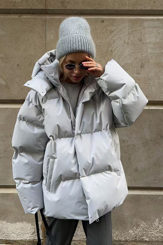 Lune London | Duty Zipper Hooded Puffer Coat