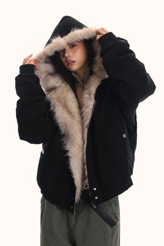 Lune London | Hooded shirt with insulation
