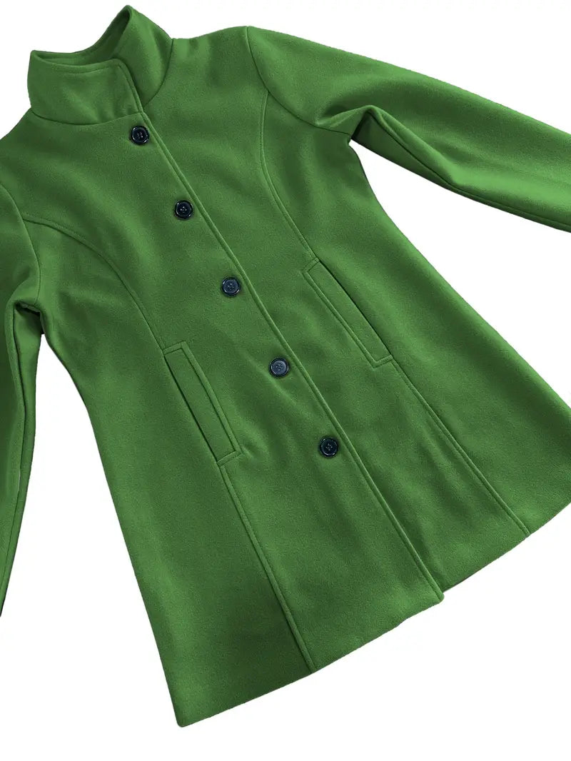 Lune London | Woven Single-Breasted Coat