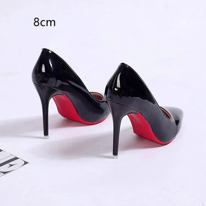 Women’s PU Stiletto Pumps mit Low Upper & High Heel | Lune London