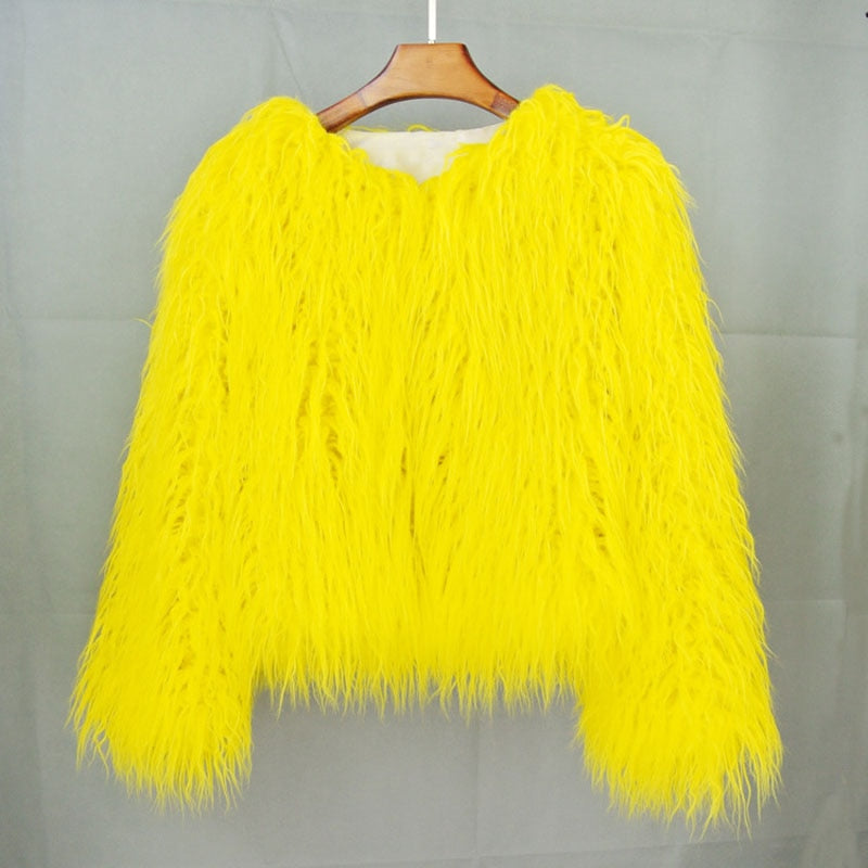 Lune London | Elegant Warmer Faux Fur Coat for Autumn and Winter