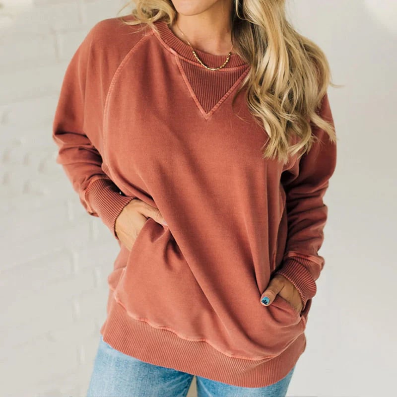 Lune London | Ribbed sweater with pockets