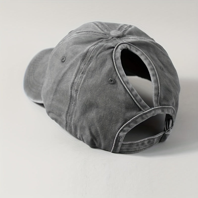 Lune London | Ponytail Baseball Cap with Breathable Comfort and UV Protection