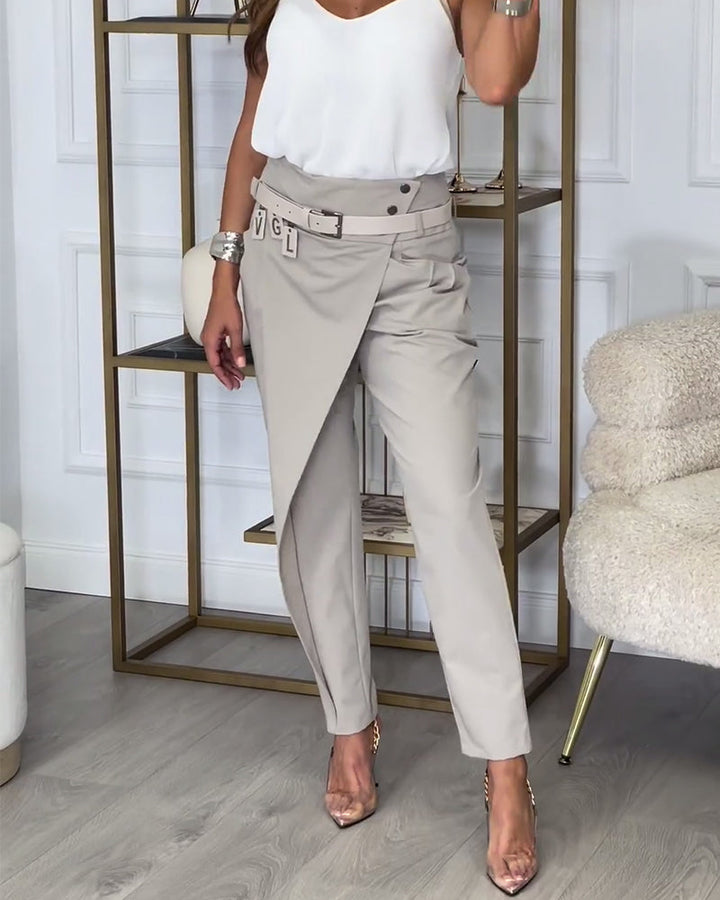 Lune London | Patchwork Pants with Belt