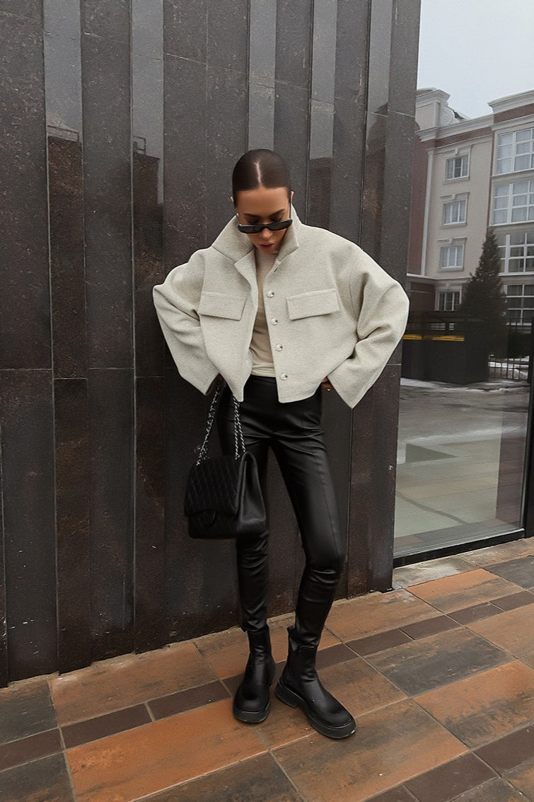 Lune London | Wool Blend Loose Jacket
