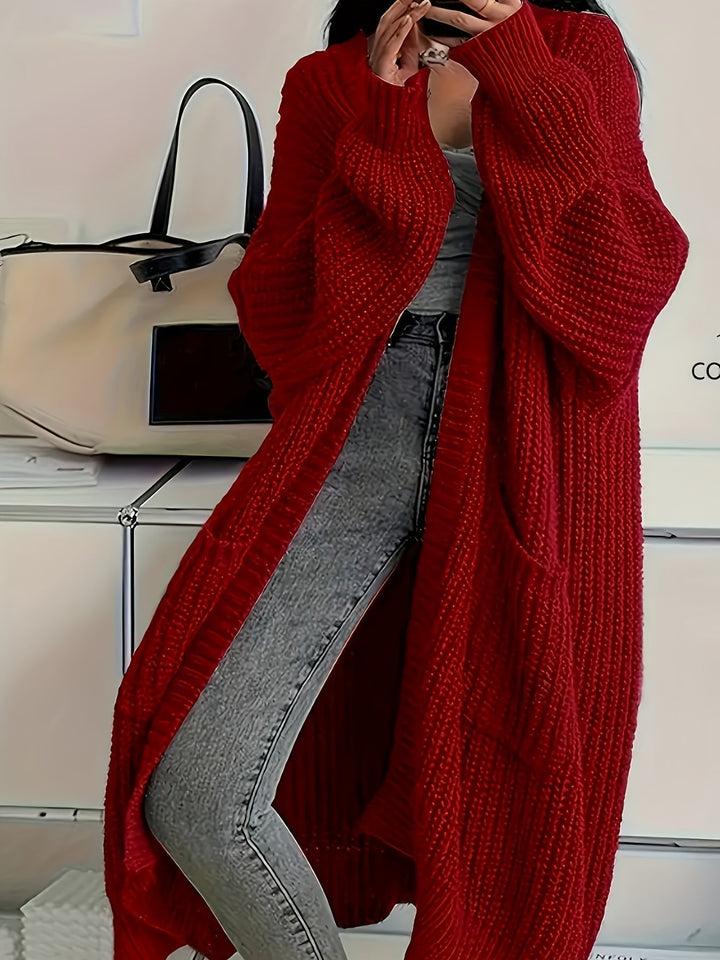 Lune London | Cozy knit cardigan with belt for women