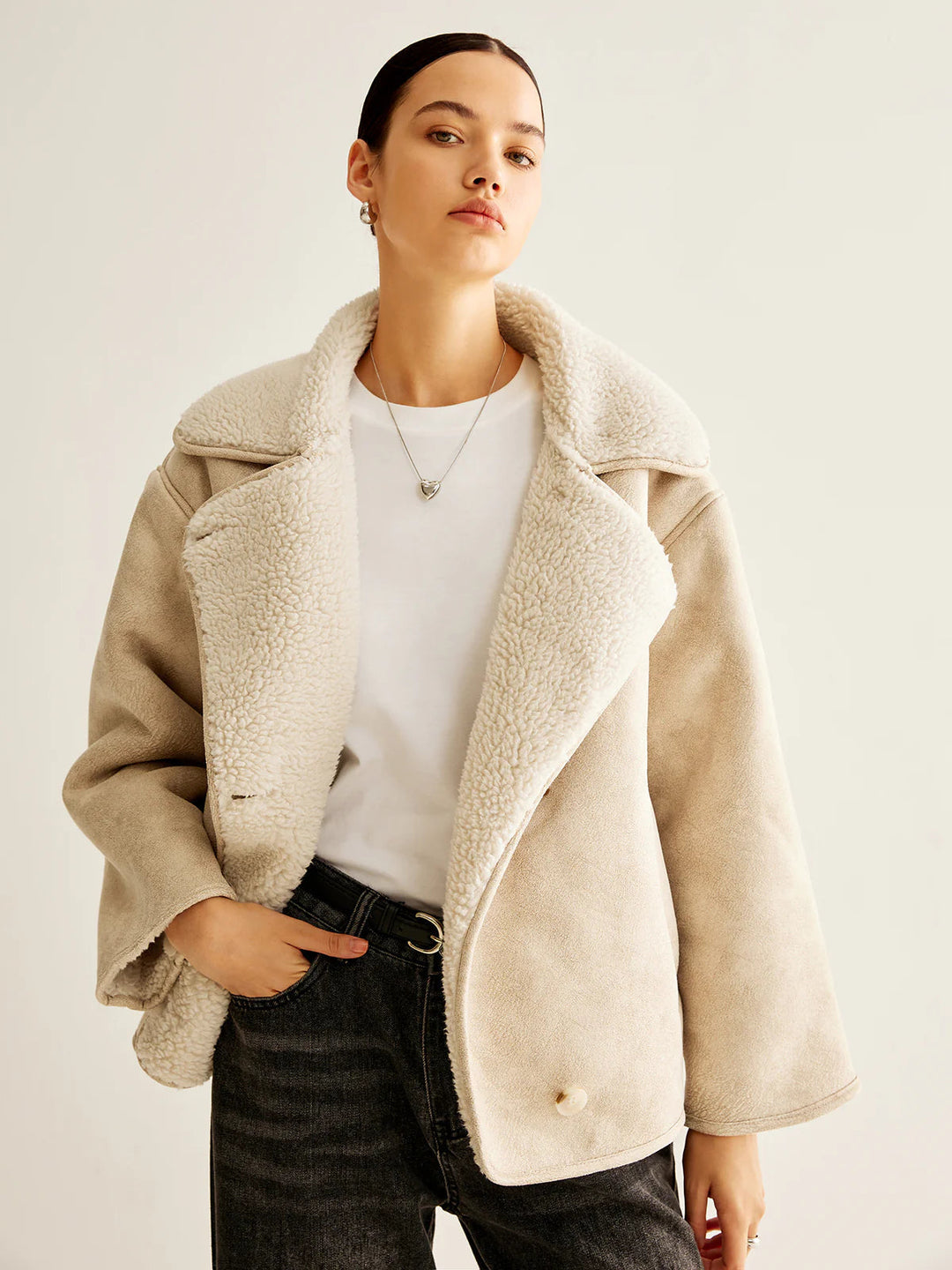 Lune London | Blend Button Fleece Jacket