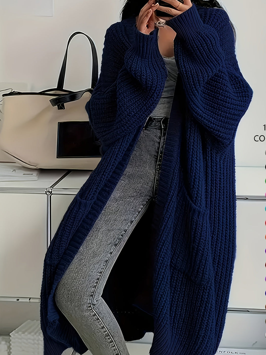 Lune London | Cozy knit cardigan with belt for women