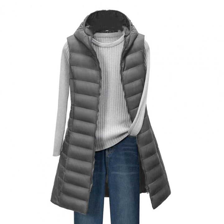 Lune London | Longer Bodywarmer Comfortable, Elegant, Longer Padded Jacket