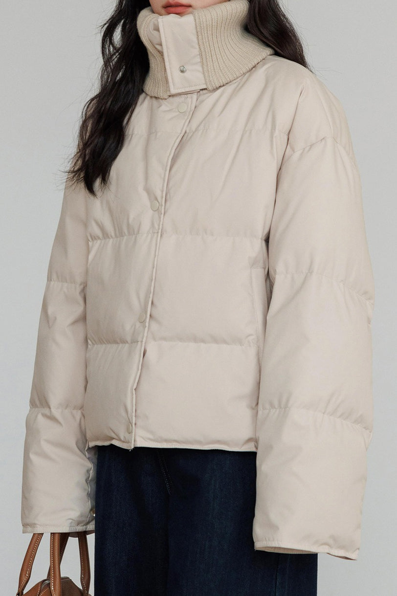 Lune London | Collar White Duck Down Puffer Jacket