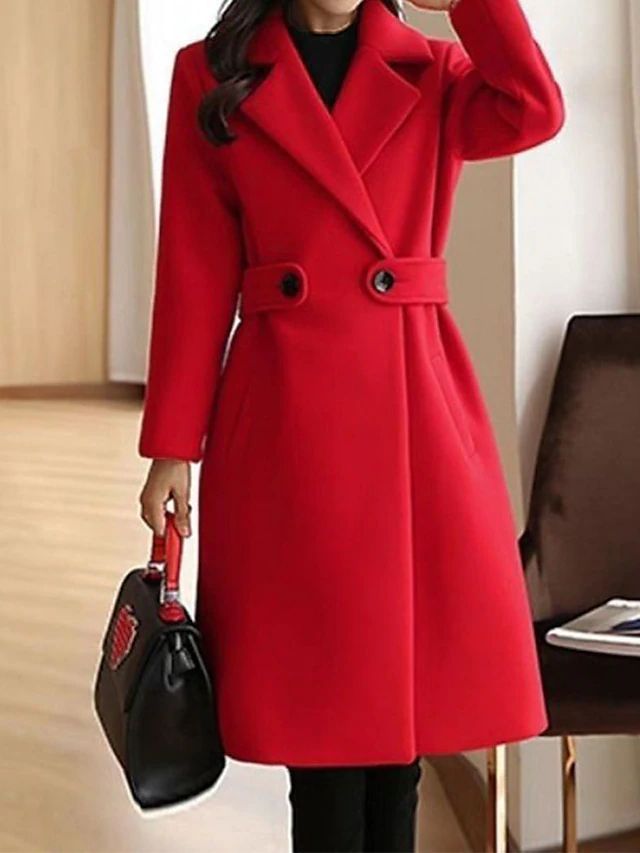 Lune London | Winter Wool Coat Belt Slim