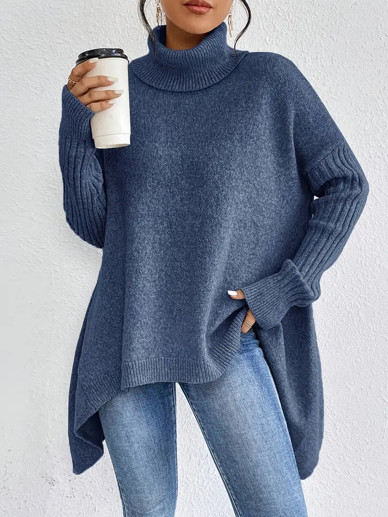 Lune London | Cozy long turtleneck sweater for everyday comfort