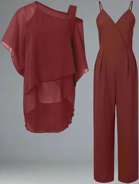 Lune London | Luxury Chiffon Set for Elegant Evenings