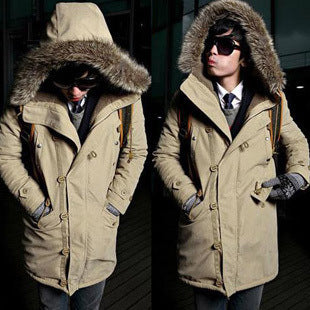 Functional parka for men with removable hood and soft lining Lune London