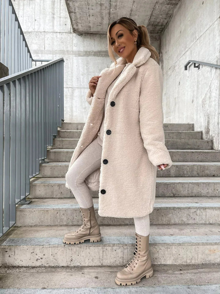 Lune London | Elegant Plush Trench Coat