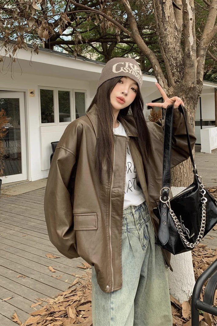 Lune London | Length Oversized Motorcycle Jacket
