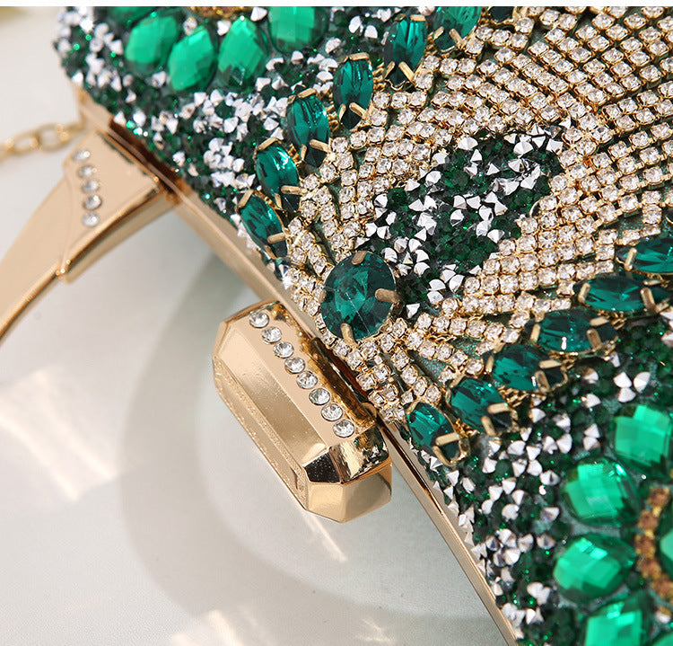 Lune London | Metallic Handcrafted Diamond Inlay Evening Bag