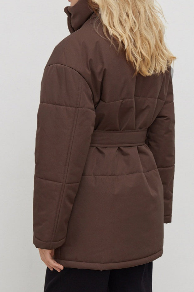 Lune London | Cotton Ties Waist Puffer Jacket