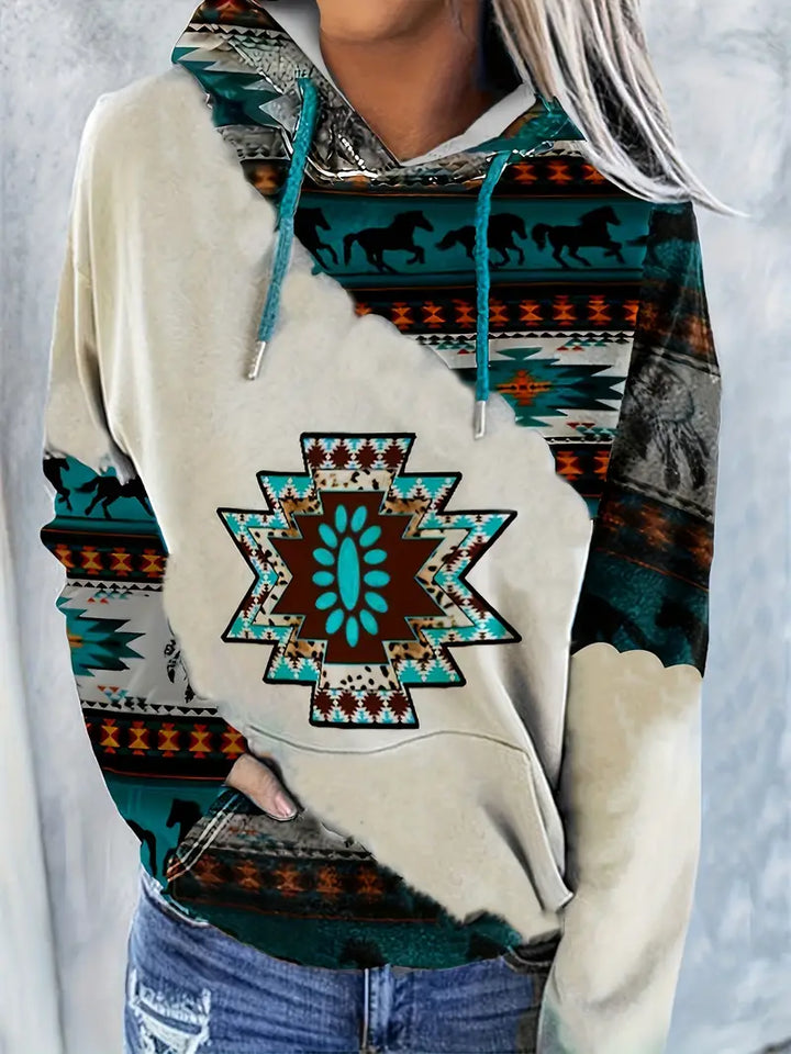 Lune London | Casual sweater with long sleeves and a hood