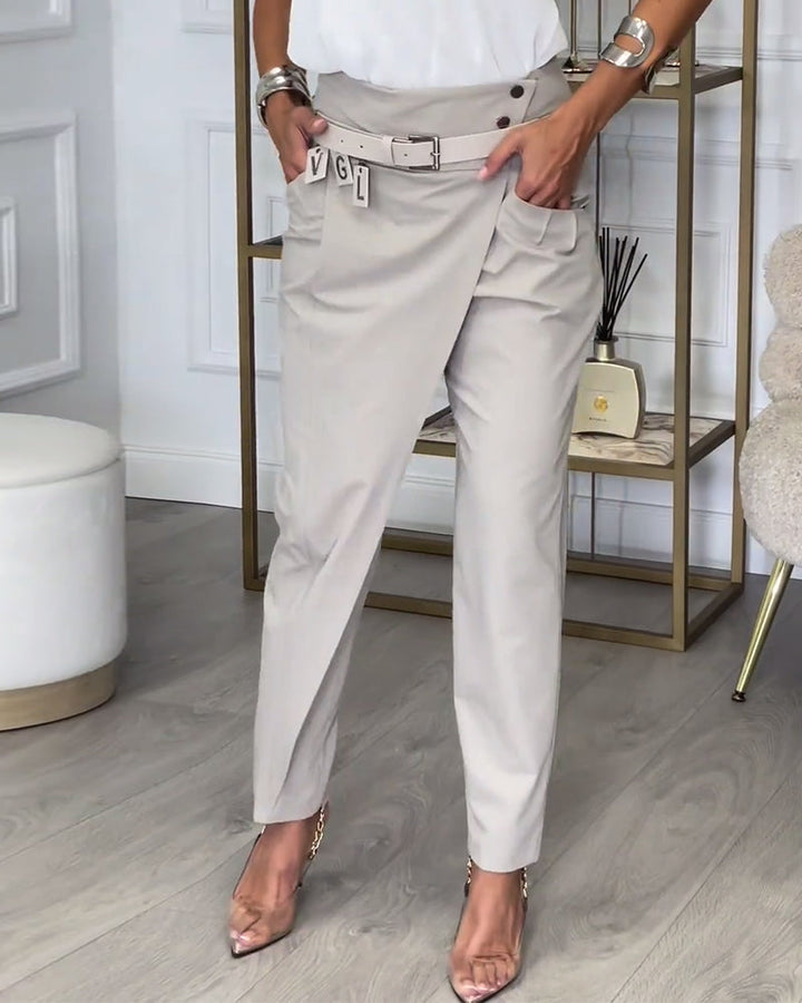 Lune London | Patchwork Pants with Belt
