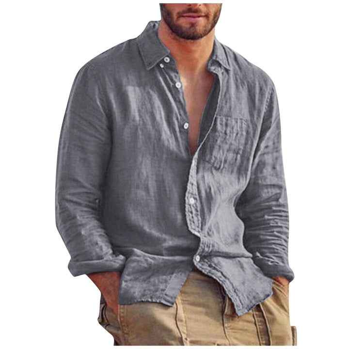 Lune London | Linen T-Shirt V-Neck Men