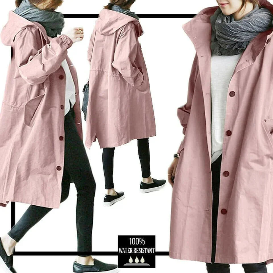 Lune London | Oversized Hoodie Windbreaker Rain Jacket