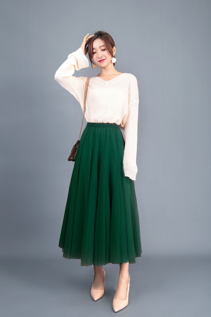 Lune London | Longer Softer Tulle Skirt with High Waist and Slim Fit