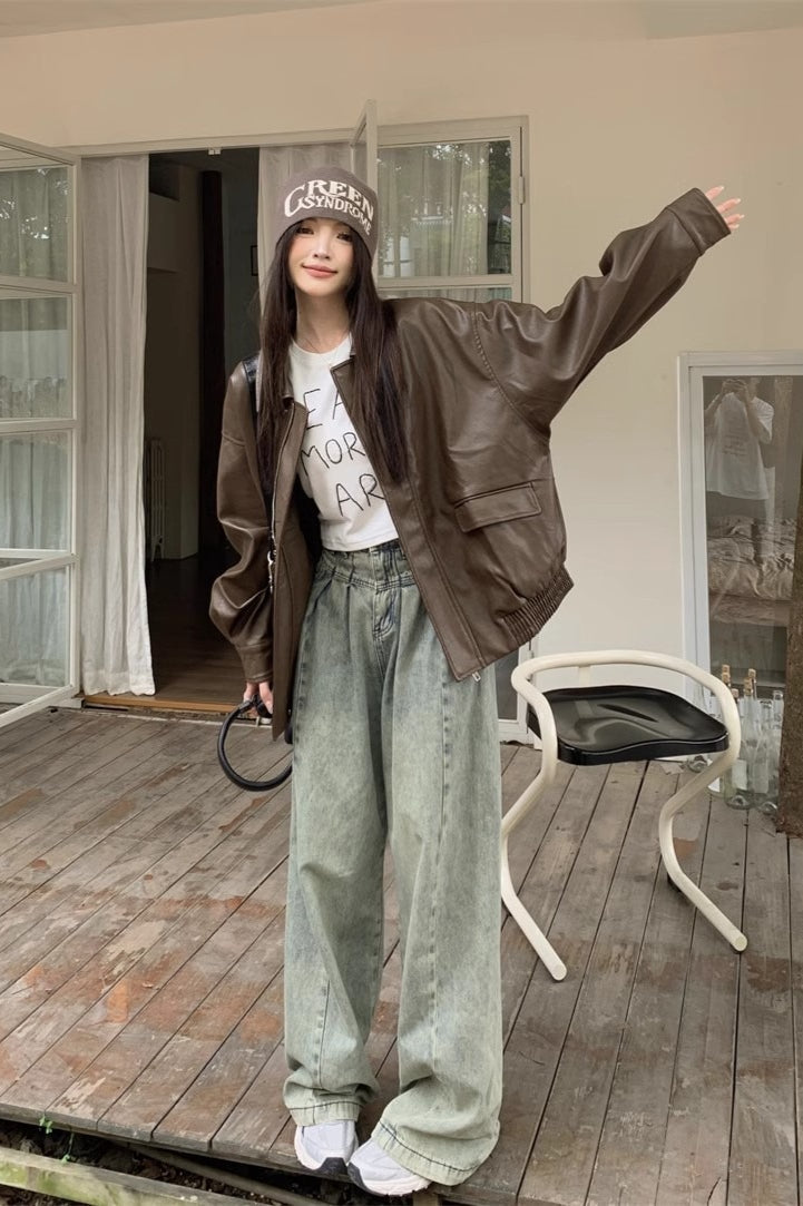 Lune London | Length Oversized Motorcycle Jacket