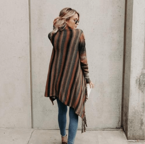 Lune London | Gilet en maille mi-long automne et hiver