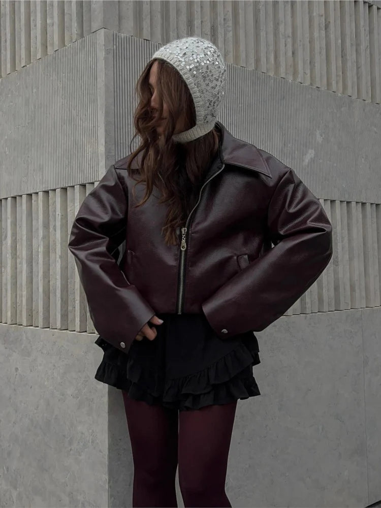 Lune London | Sleeves Burgundy Jacket