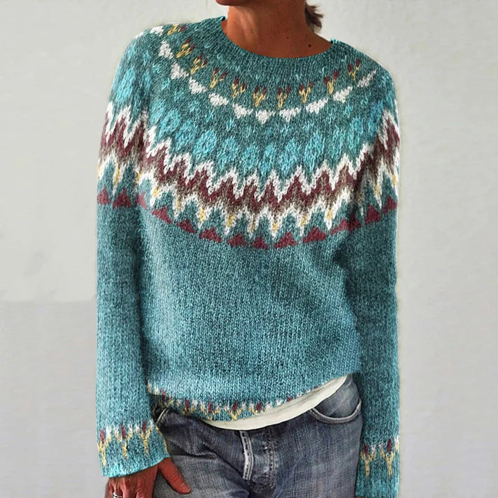 Lune London | Stylish sweater with vintage pattern