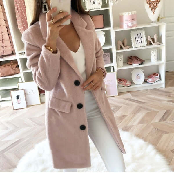 Lune London | Women's Double-Breasted Wool Coat