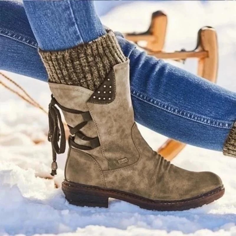 Chic Und Stil | Waterproof Boots with Zipper