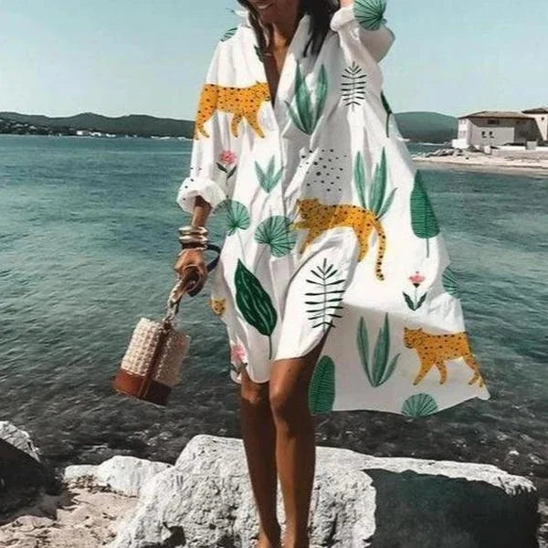 Lune London | Casual Mid-Length Shirt Dress for Women