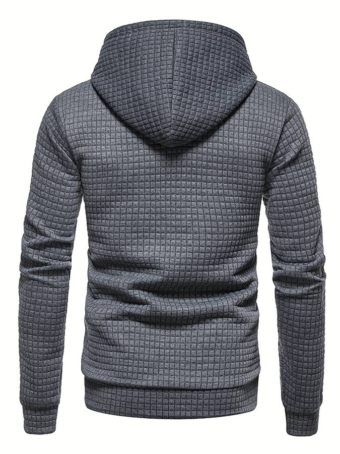 Lune London | Casual Waffle Pattern Hoodie for Men