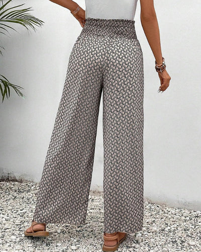 Lune London | Women's Trousers with Geometric Print
