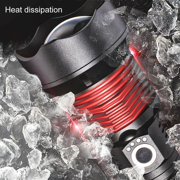 Lune London | High power LED flashlight 30000-5000 Lumens, waterproof