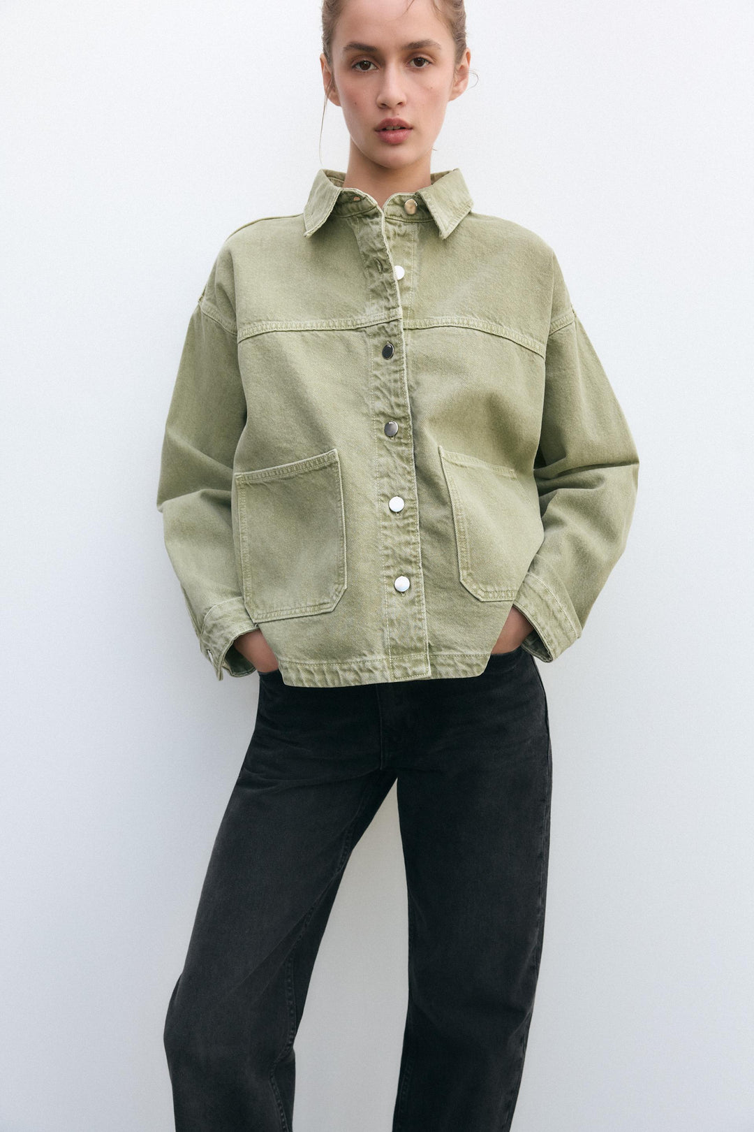 Lune London | Classic khaki denim jacket for everyday style