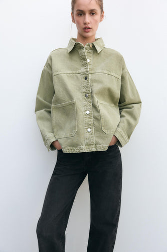 Lune London | Classic khaki denim jacket for everyday style