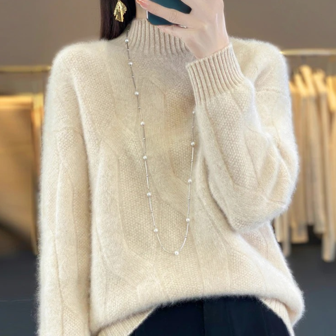 Lune London | Locker Knit Wool Sweater