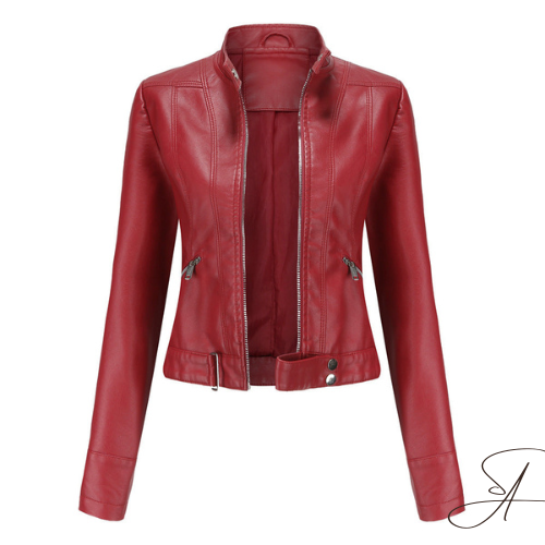 Lune London | Leather jacket - Modern design with zipper and pockets - Comfortable fit - Sydney