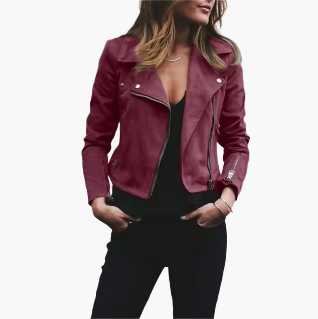 Lune London | Short biker jacket for leisure and everyday - Trendy streetstyle look